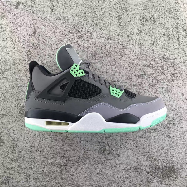 Authentic Air Jordan 4 Green Glow